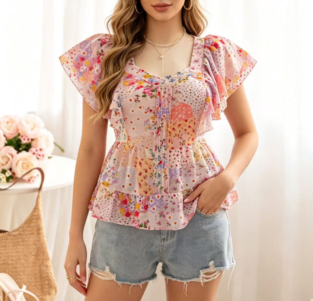 Summer Clothing For Girls - Plus Size Women's Niche Design Small