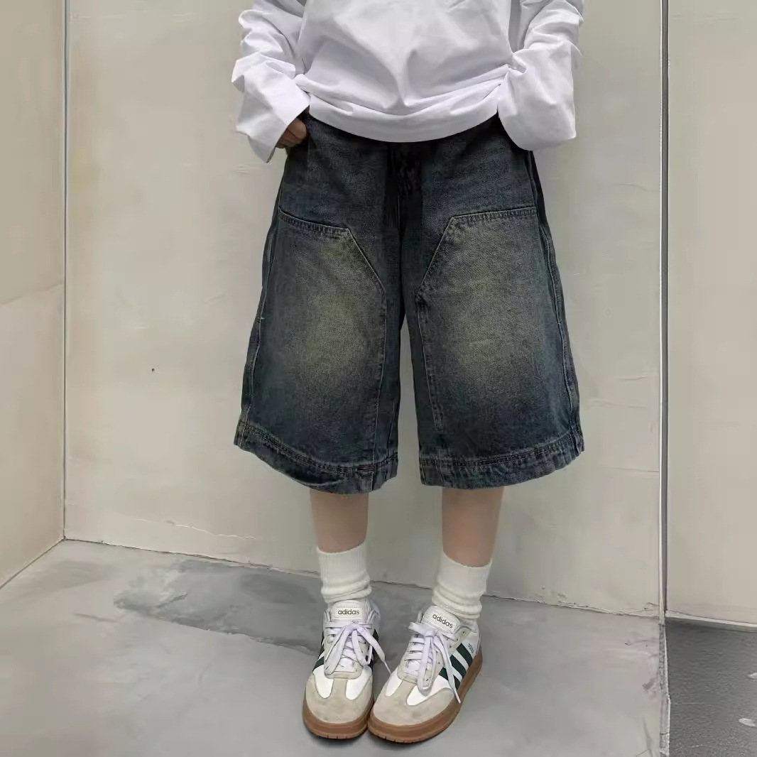 Summer Clothing Cheap - Women Y2K Vintage Baggy Jean Shorts