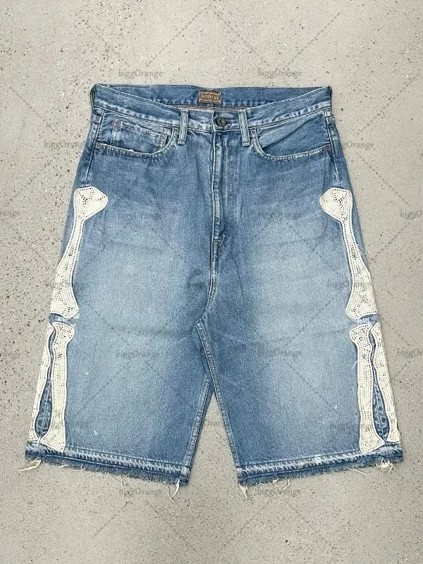 Summer Clothing Cheap - Deeptown Y2k Vintage Harajuku Denim Shorts