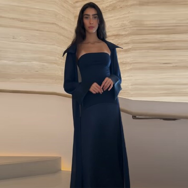 Summer Clothing For Older Women - Retro Elegant Gown Modest Satin Sexy