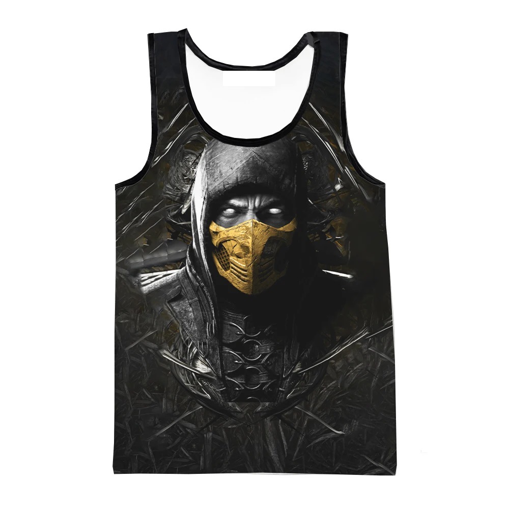 Mortal Kombat Game 3D Print Ta - đánh giá và giá Summer Games Clothing