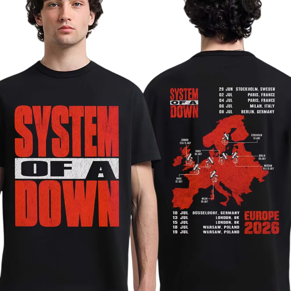 System of A Down EU and UK Tou - đánh giá và giá Summer Clothing Uk