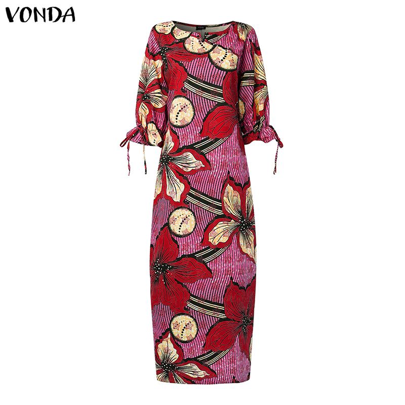 VONDA Plus Size Women Bohemian - đánh giá và giá Summer Clothing For Older Women