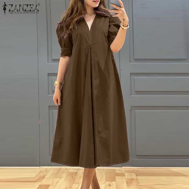 ZANZEA Plus Size 5XL Womens Ca - đánh giá và giá Summer Clothing For Older Women