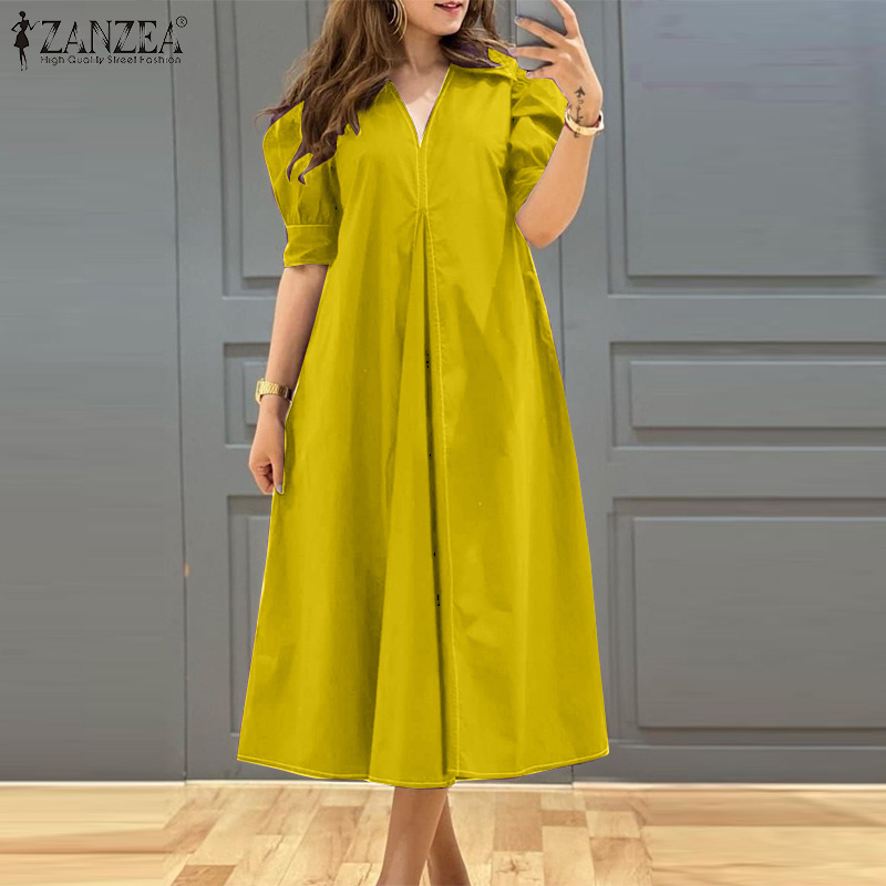 ZANZEA Plus Size 5XL Womens Ca - đánh giá và giá Summer Clothing For Older Women