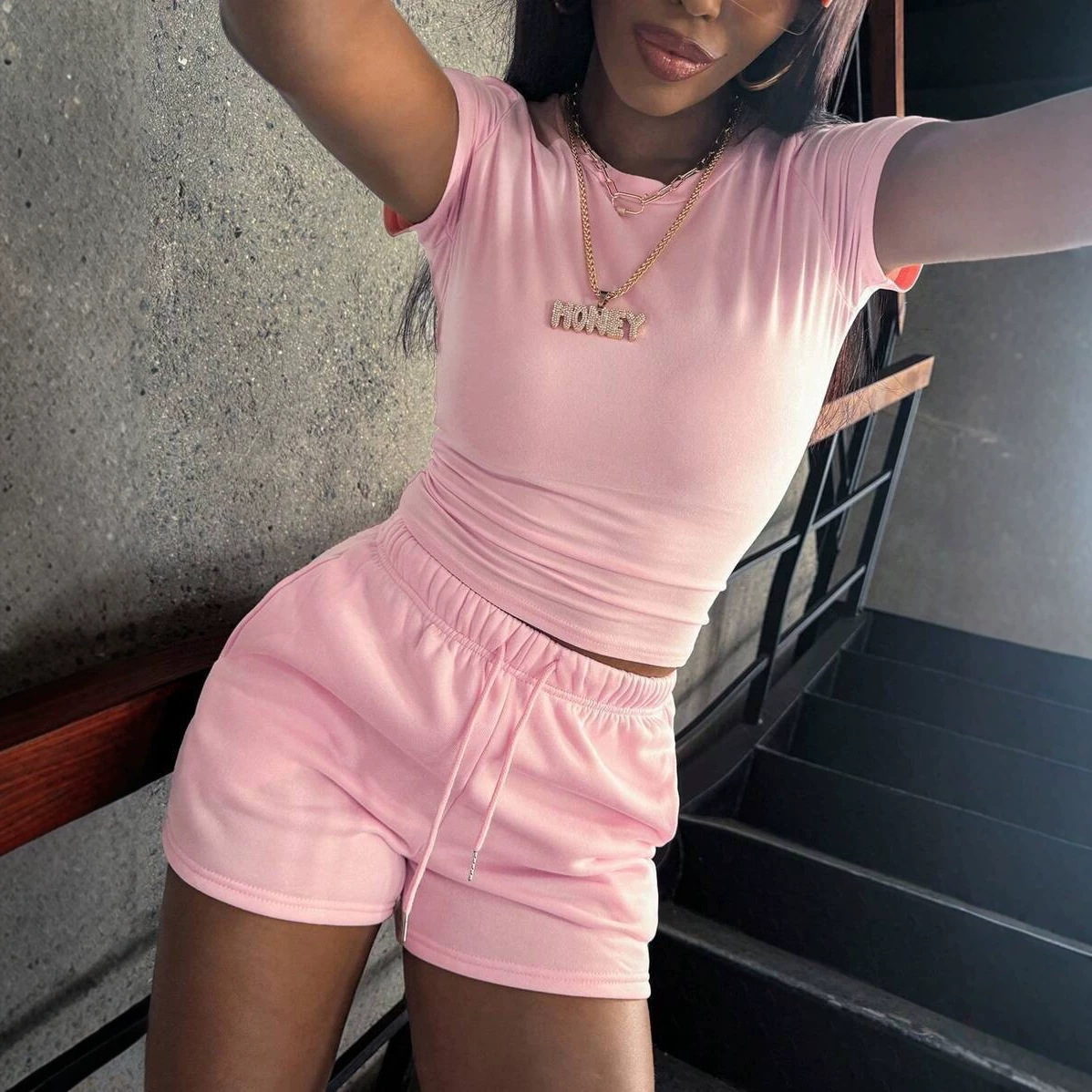 Fashion Women's 2-piece Slim F - đánh giá và giá Summer Clothing For Girls