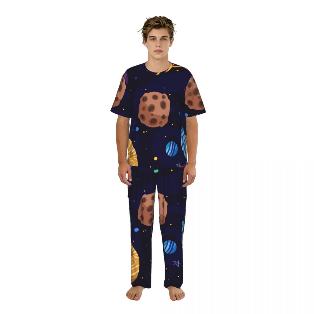Men Pajamas Suit Short Sleeved - đánh giá và giá Summer Clothing Cartoon