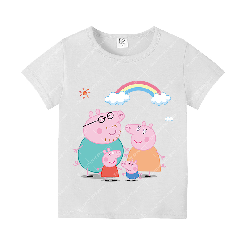 Kids Girl Cute Cotton T-shirt  - đánh giá và giá Summer Clothing Cartoon