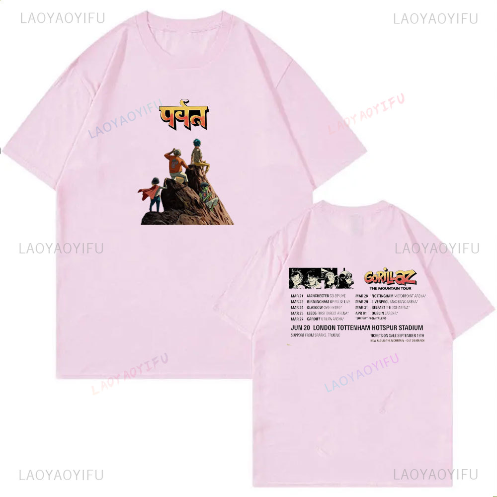 Unisex Cotton Tshirt Gorillaz  - đánh giá và giá Summer Clothing Uk
