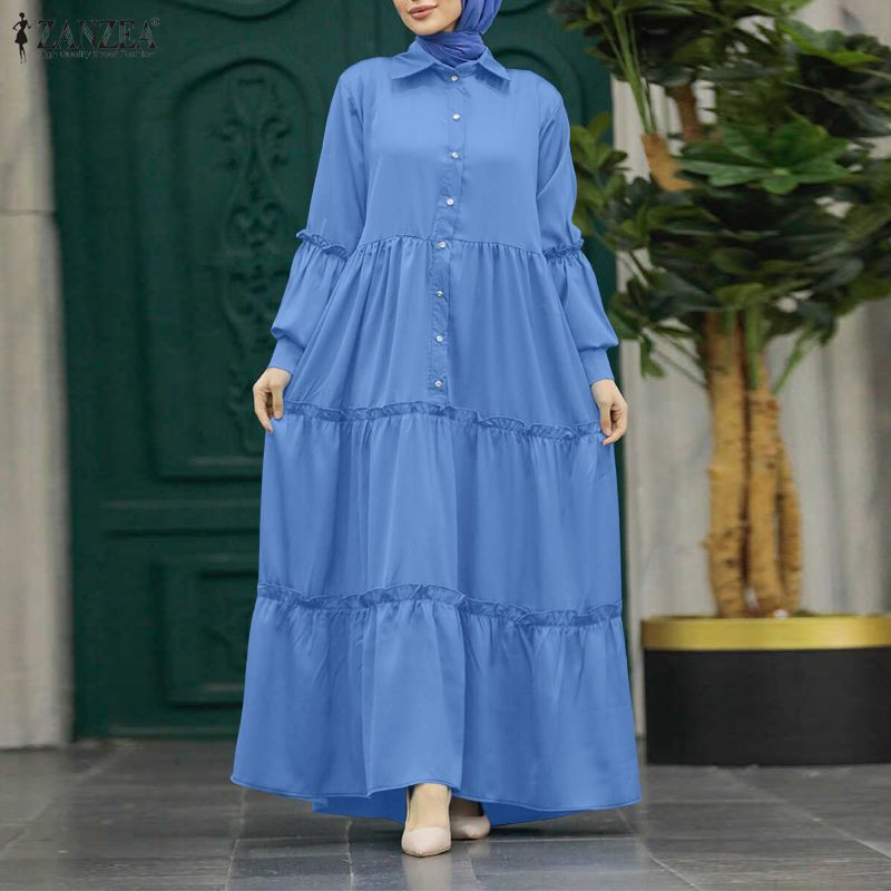 ZANZEA Muslim Hijabis Modest L - đánh giá và giá Summer Clothing For Older Women