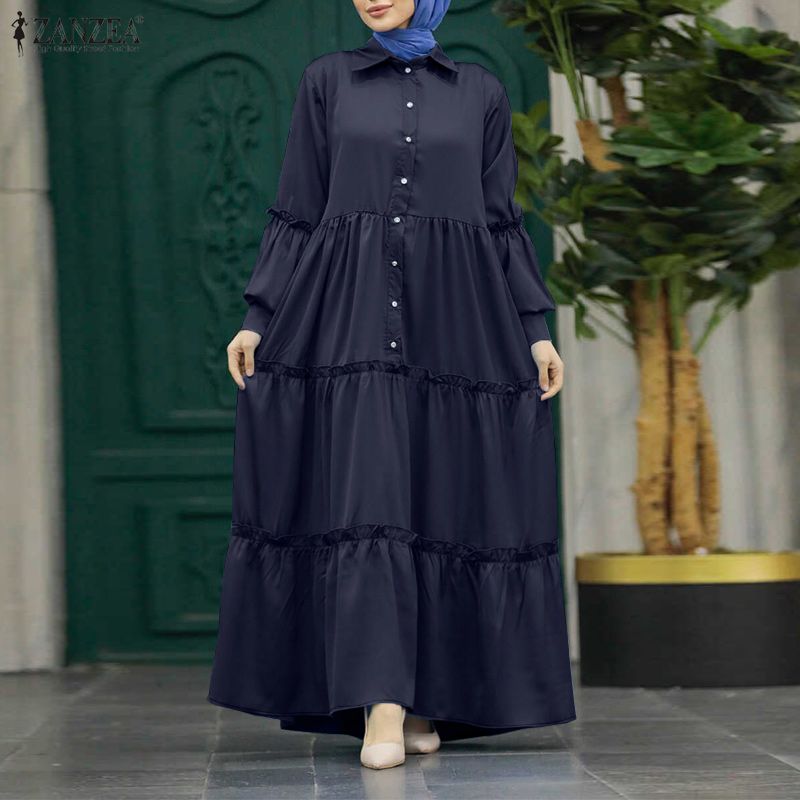 ZANZEA Muslim Hijabis Modest L - đánh giá và giá Summer Clothing For Older Women