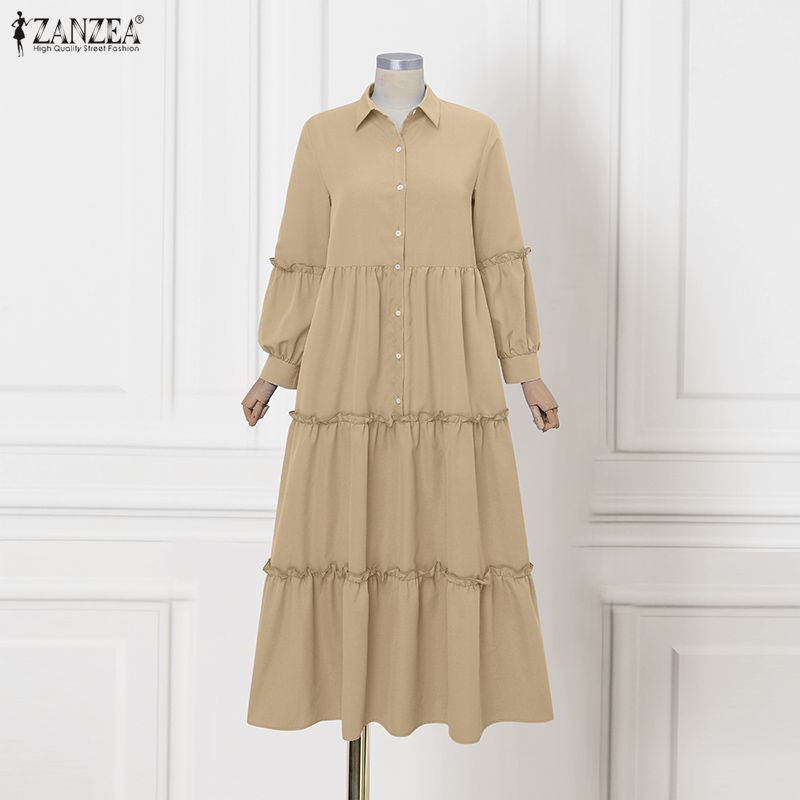 ZANZEA Muslim Hijabis Modest L - đánh giá và giá Summer Clothing For Older Women