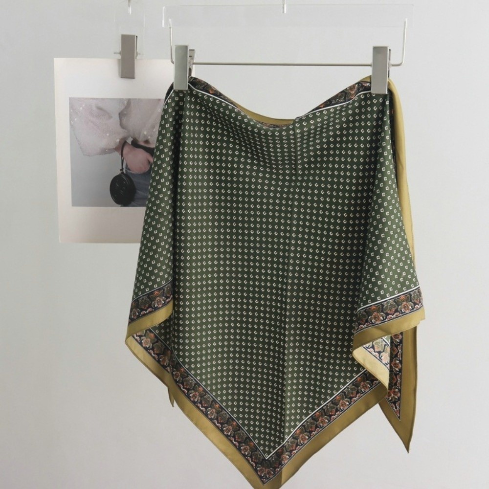 New Satin Women's Scarf Tie-Dy - đánh giá và giá Summer Clothing Wraps