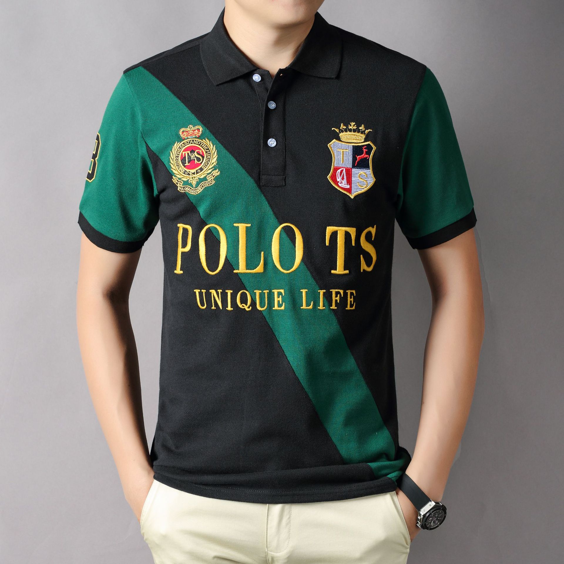 New British Sports Men's Polo  - đánh giá và giá Summer Clothing Uk Men