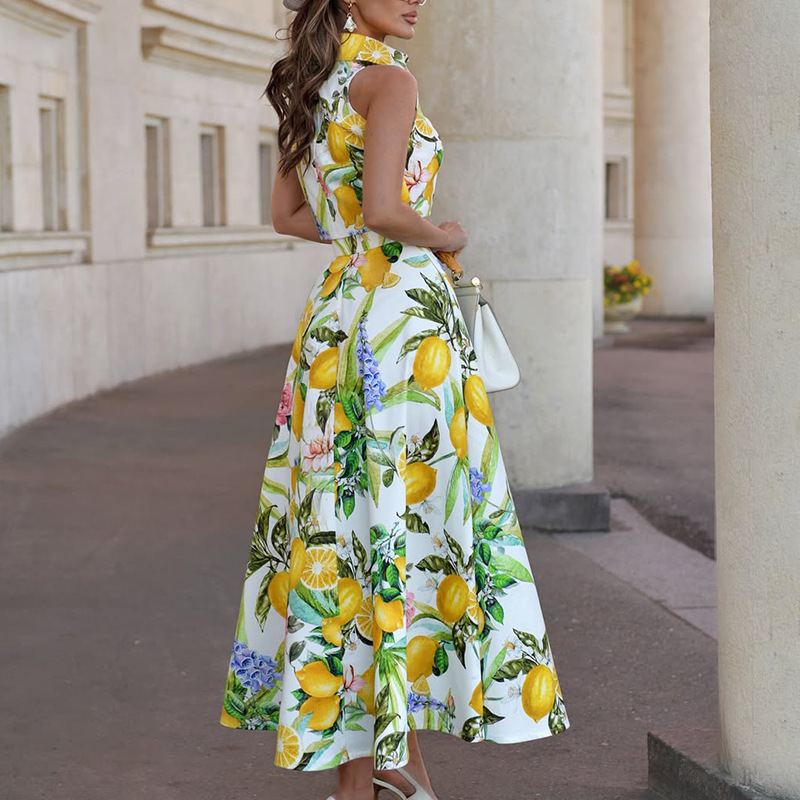 Women's Fashion Lemon Print Sl - đánh giá và giá Summer Clothing For Girls