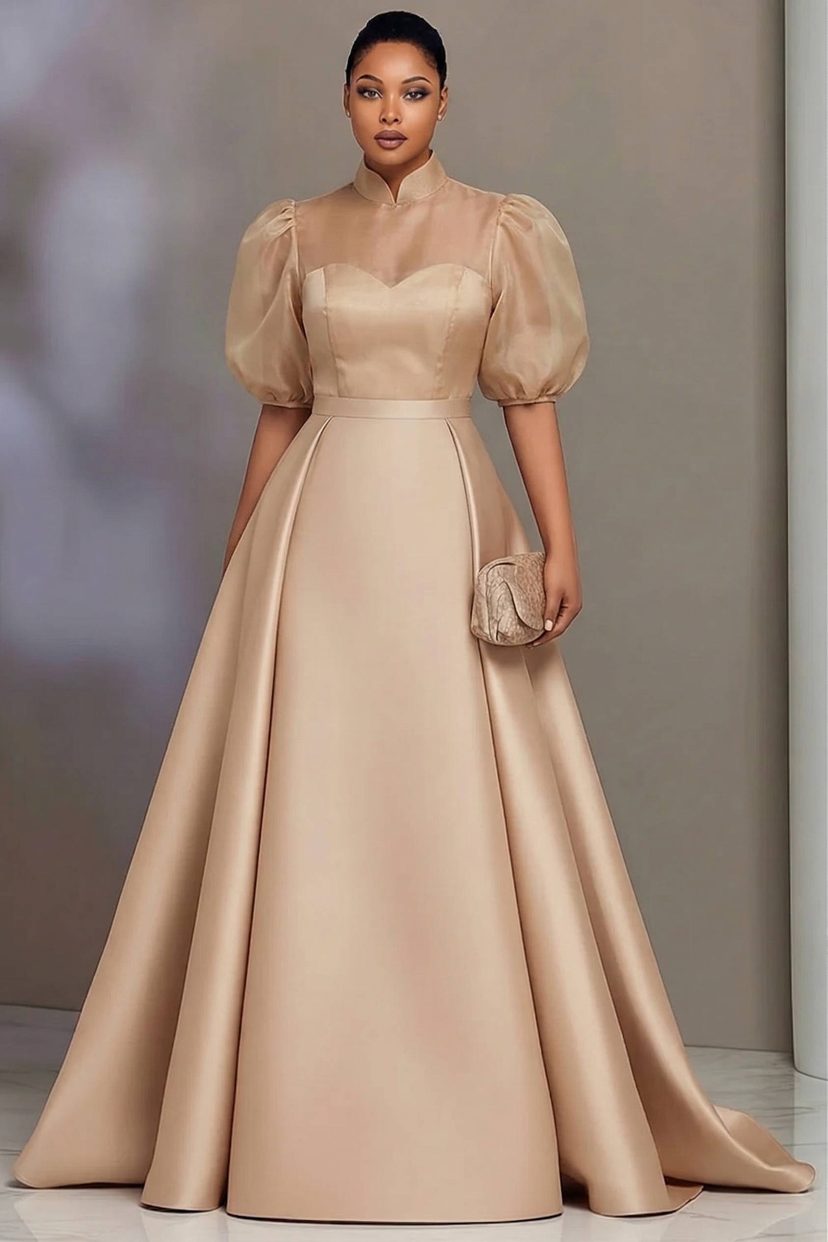 Plus Size Elegant Satin Prom D - đánh giá và giá Summer Clothing For Older Women