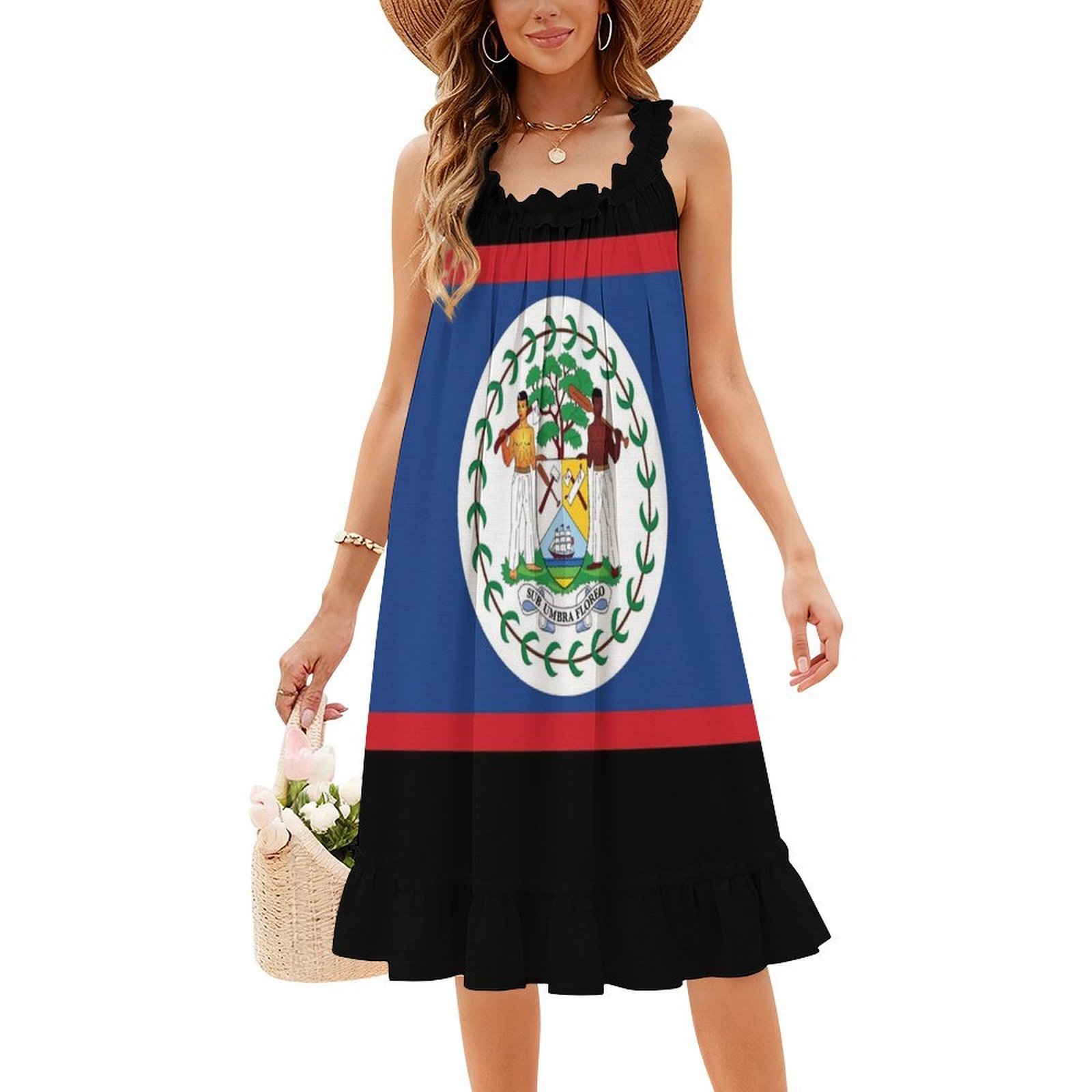 National Flag Of Belize Women' - đánh giá và giá Summer Clothing Banner