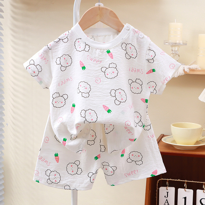 2024 New Summer Kids Clothes f - đánh giá và giá Summer Clothing Cartoon