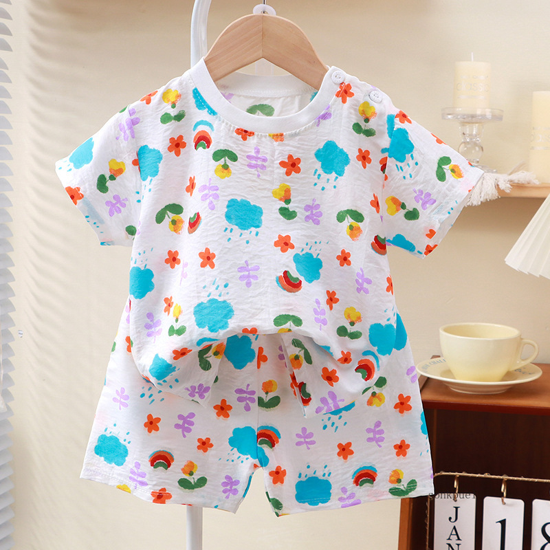 2024 New Summer Kids Clothes f - đánh giá và giá Summer Clothing Cartoon