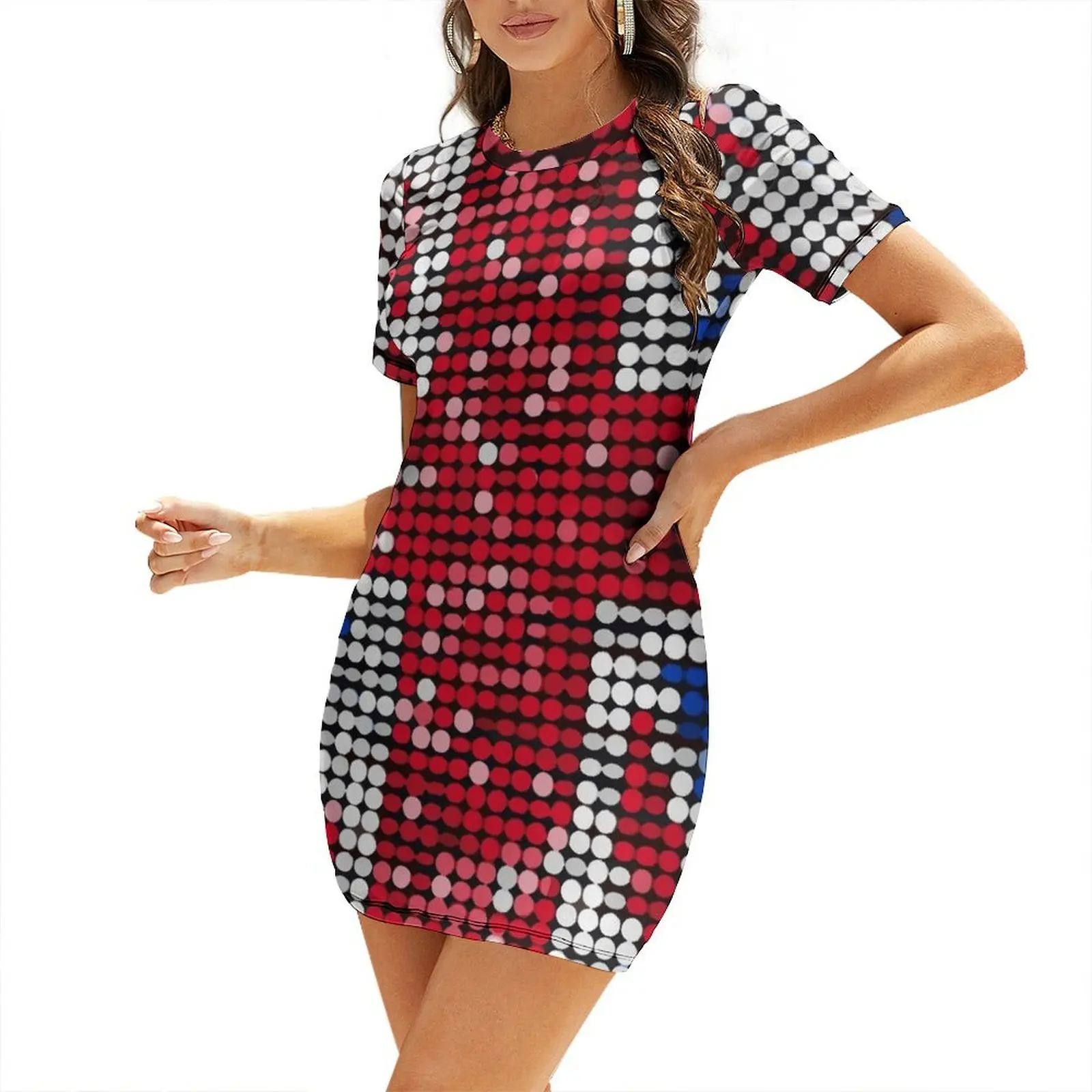Union Jack Flag UK Sequin Shor - đánh giá và giá Summer Clothing Women Uk