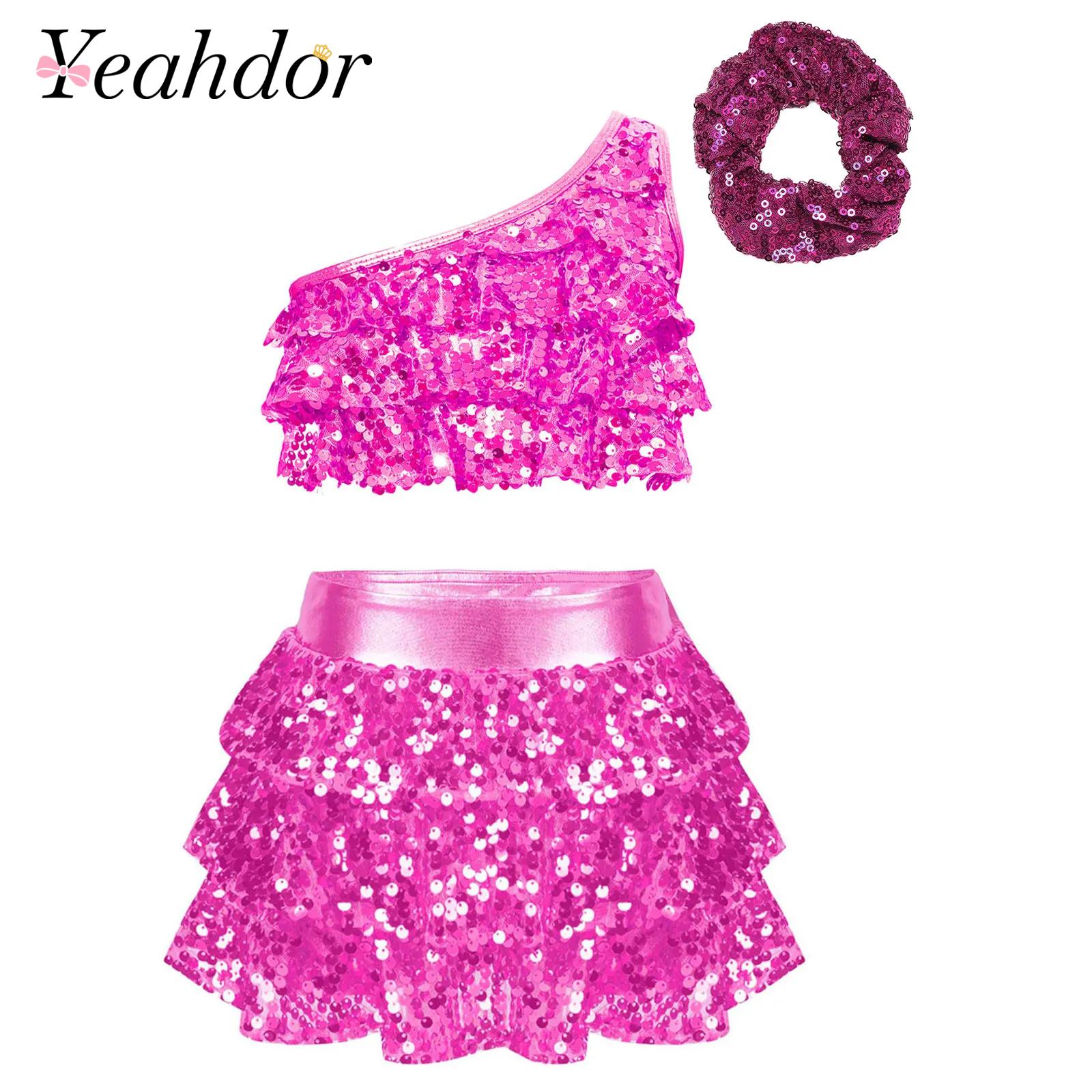 Kids Girls Shiny Sequins Latin - đánh giá và giá Summer Clothing For Girls
